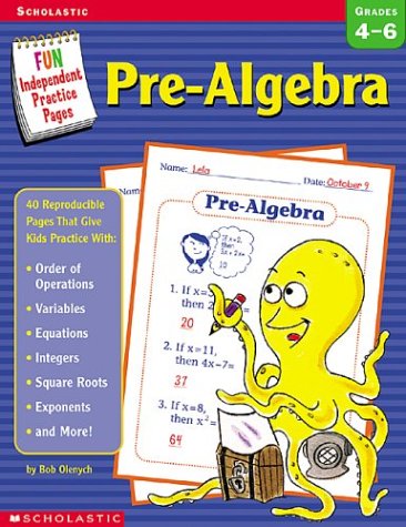 9780439431101: Pre-Algebra: Fun Independent Practice Pages