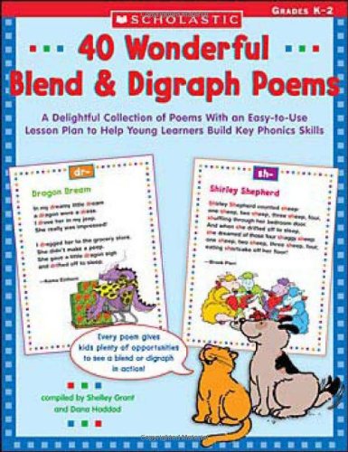 9780439438933: 40 Wonderful Blend Poems: A Delightful Collection of Poems With an Easy-to-Use Lesson Plan to Help Young Learners Build Key Phonics Skills