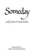 Beispielbild fr Someday zum Verkauf von The Book Garden