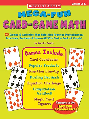 Beispielbild fr Mega-Fun Card-Game Math: Grades 3-5 zum Verkauf von Russell Books
