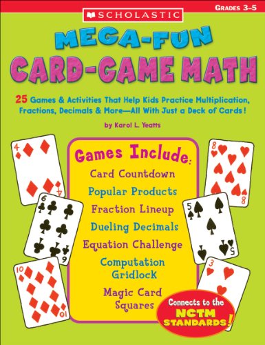 Imagen de archivo de Mega-Fun Card-Game Math: Grades 3-5 a la venta por Russell Books