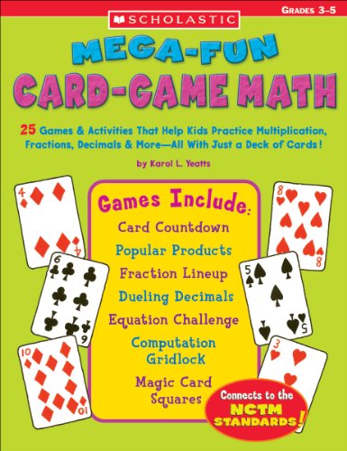 Stock image for Mega-Fun Card-Game Math, Grades 3-5 for sale by SecondSale