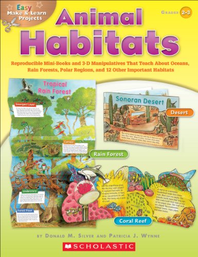 9780439453370: Easy Make & Learn Projects: Animal Habitats: Reproducible Mini-Books and 3-D Manipulatives That Teach About Oceans, Rain Forests, Polar Regions, and 12 Other Important Habitats