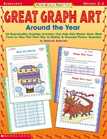 Beispielbild fr Math Skills Made Fun: Great Graph Art Around The Year zum Verkauf von Wonder Book