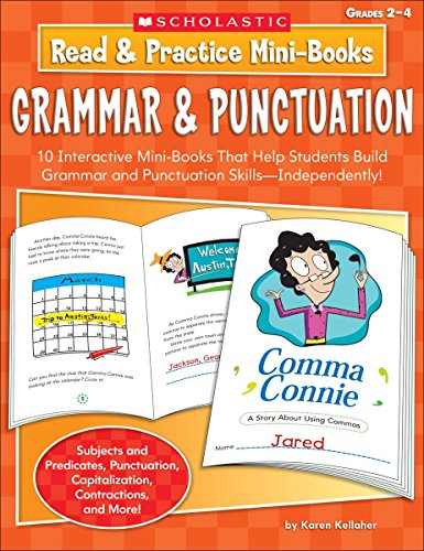 Stock image for Read & Practice Mini-Books: Grammar & Punctuation: 10 Interactive Mini-Books That Help Students Build Grammar and Punctuation Skills-Independently! for sale by Once Upon A Time Books