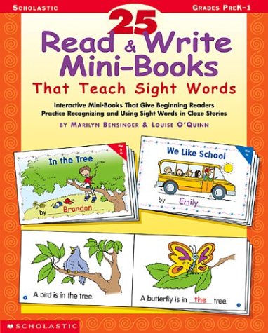 9780439491679: 25 Read & Write Mini-Books That Teach Sight Words