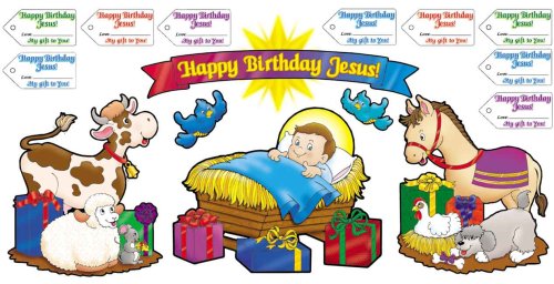 Happy Birthday Jesus! Bulletin Board (9780439509916) by Scholastic