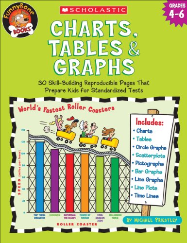 Imagen de archivo de Charts, Tables & Graphs, Grades 4-6 (Funnybone Books) a la venta por St Vincent de Paul of Lane County