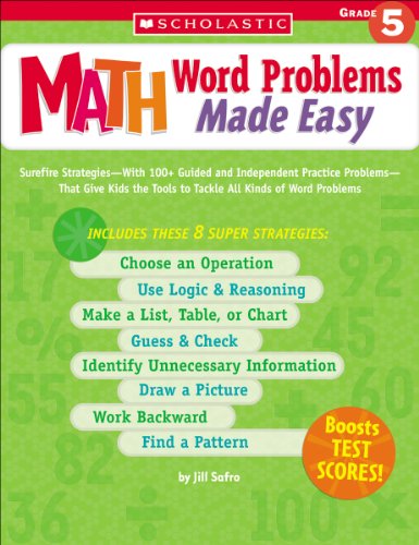 Imagen de archivo de Math Word Problems Made Easy: Grade 5 a la venta por BooksRun