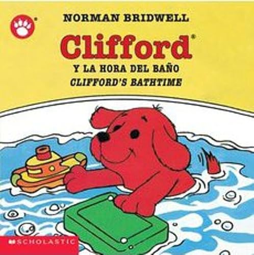 Beispielbild fr Cliffords Bathtime / Clifford y la hora del ba+?o: (Bilingual) (Spanish Edition) zum Verkauf von SecondSale