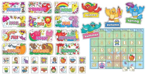 9780439549219: Seasonal Calendar Bulletin Board