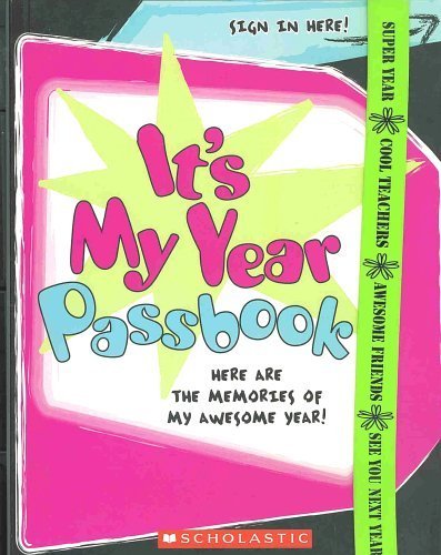Stock image for It's My Year Passbook for sale by ThriftBooks-Dallas