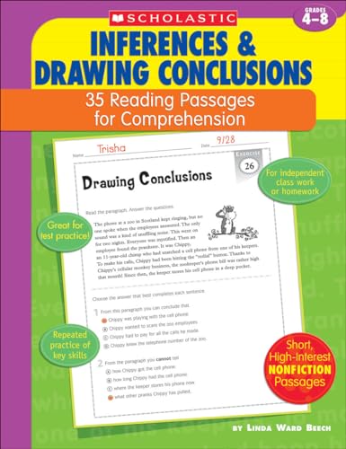 Stock image for 35 Reading Passages for Comprehension: Inferences & Drawing Conclusions: 35 Reading Passages for Comprehension for sale by SecondSale