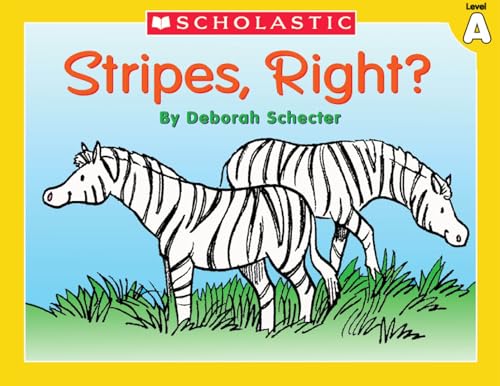 Beispielbild fr Little Leveled Readers: Level A - Stripes, Right?: Just the Right Level to Help Young Readers Soar! zum Verkauf von Jenson Books Inc