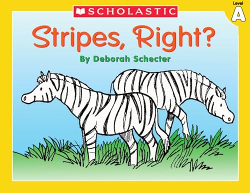 Stock image for Little Leveled Readers: Level A - Stripes, Right?: Just the Right Level to Help Young Readers Soar! for sale by Jenson Books Inc