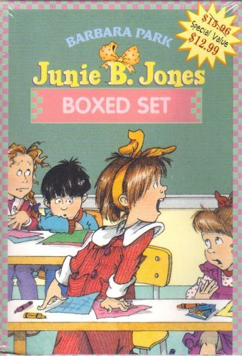 Imagen de archivo de Junie B. Jones Boxed Set - 4 books: Junie B. Jones and a Little Monkey Business; and the Yucky Blucky Fruitcake; and the Stupid Smelly Bus, and Her Big Fat Mouth a la venta por SecondSale