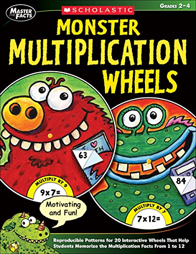 9780439609685: Monster Multiplication Wheels: Grades 2-4 (Master the Facts)