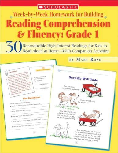 Imagen de archivo de Week-By-Week Homework for Building Reading Comprehension &amp; Fluency: Grade 1 a la venta por Blackwell's