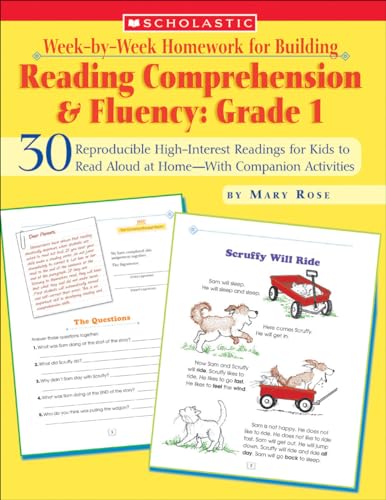 Stock image for Week-By-Week Homework for Building Reading Comprehension & Fluency: Grade 1 (Paperback) for sale by Grand Eagle Retail