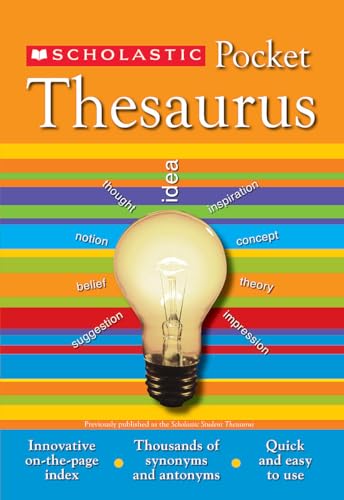 Beispielbild fr Scholastic Pocket Thesaurus zum Verkauf von WorldofBooks