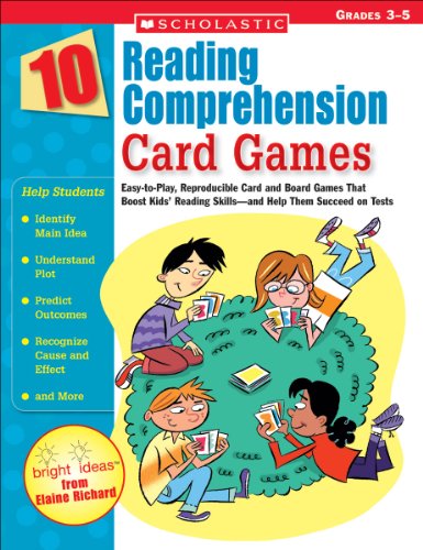 Imagen de archivo de 10 Reading Comprehension Card Games: Easy-to-Play, Reproducible Card and Board Games That Boost Kids' Reading Skills?and Help Them Succeed on Tests a la venta por SecondSale