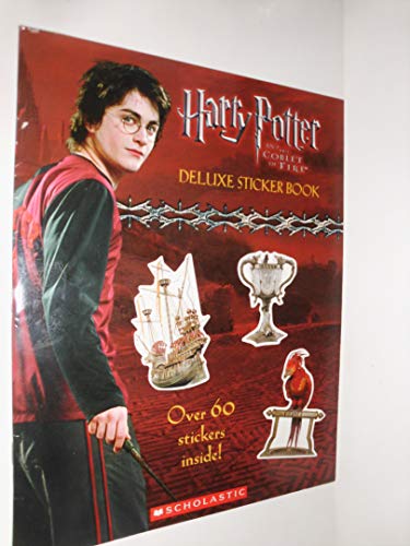 9780439632997: Harry Potter and the Goblet of Fire Deluxe Sticker Book [With Stickers]