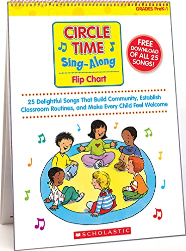 Beispielbild fr Circle Time Sing-Along Flip Chart & CD: 25 Delightful Songs That Build Community, Establish Classroom Routines, and Make Every Child Feel Welcome zum Verkauf von Ergodebooks