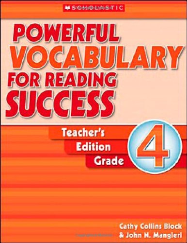 9780439640534: Powerful Vocabulary for Reading Success Grade 4: Teaching Guide