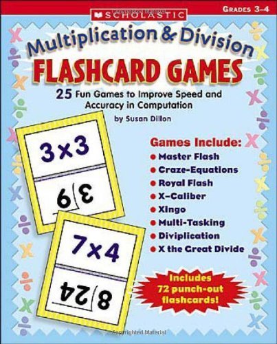 Stock image for Multiplication & Division Flashcard Games: 25 Fun Games to Improve Speed and Accuracy in Computation for sale by HPB-Emerald