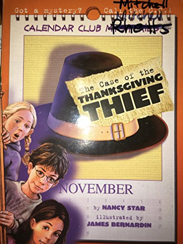 Stock image for The Case of the Thanksgiving Thief (Calendar Club Mysteries, No. 2) for sale by Gulf Coast Books