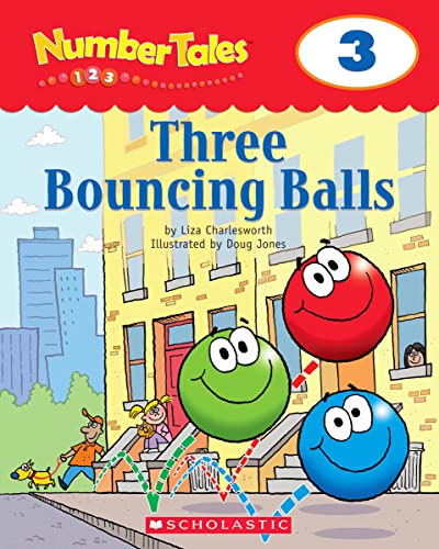 9780439689991: Three Bouncing Balls (Number Tales)