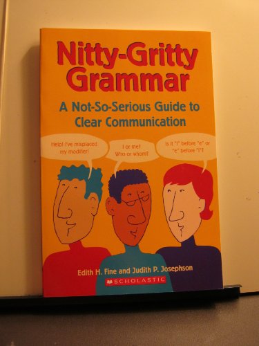 Stock image for Nitty Gritty Grammar-PR for sale by Better World Books