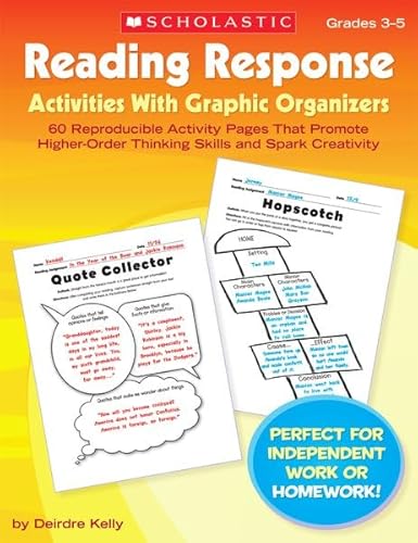 Imagen de archivo de Reading Response Activities With Graphic Organizers: 60 Reproducible Activity Pages That Promote Higher-Order Thinking Skills and Spark Creativity a la venta por SecondSale