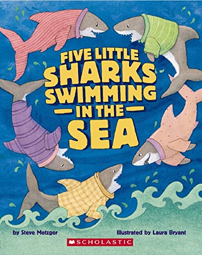 Imagen de archivo de Five Little Sharks Swimming in the Sea a la venta por Orion Tech