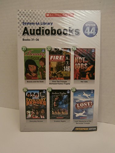 Stock image for System 44 Library Audiobooks and Paperbacks 31-36 (Beauty and the Geek, Fire, Hot Jobs, Everyday Heroes, Arabian Nights, Lost) for sale by HPB-Red