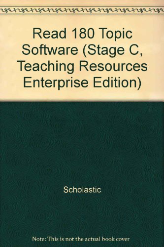 Beispielbild fr Read 180 Topic Software (Stage C, Teaching Resources Enterprise Edition) zum Verkauf von Allied Book Company Inc.