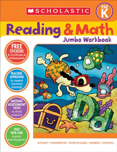 Reading & Math Jumbo Workbook: Grade Prek - Teaching Resources, Scholastic