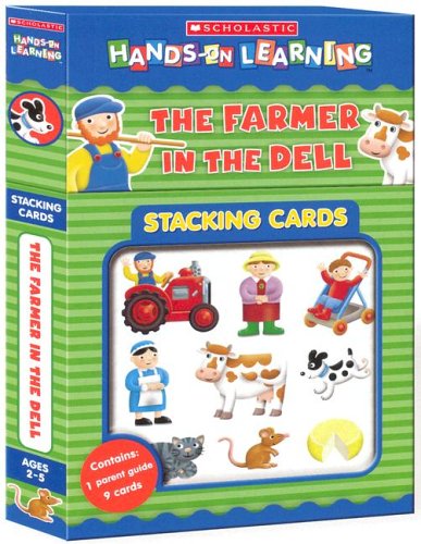 9780439814461: The Farmer in the Dell: Hands-on Learning Stacking Cards