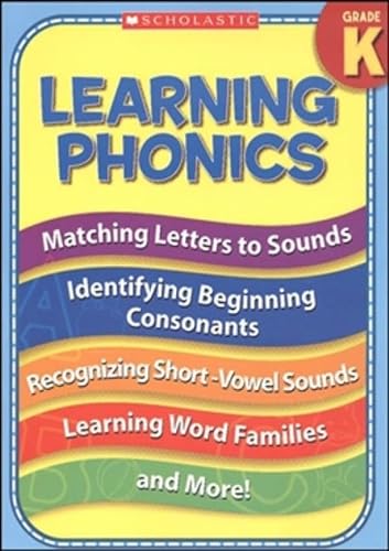 Imagen de archivo de Learning Phonics (Kindergarten) a la venta por Ergodebooks
