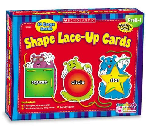 9780439824071: Shape Lace-Up Cards