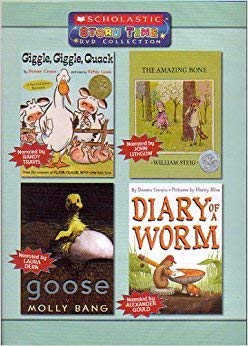 Imagen de archivo de Giggle, Giggle Quack, The Amazing Bone, Goose, Diary of a Worm (Scholastic Story Time DVD Collection) a la venta por ICTBooks