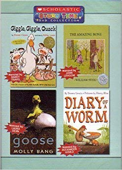 Stock image for Giggle, Giggle Quack, The Amazing Bone, Goose, Diary of a Worm (Scholastic Story Time DVD Collection) for sale by ICTBooks