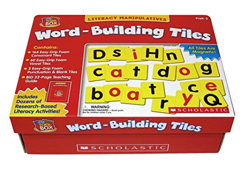 9780439838658: Word-Building Tiles: Literacy Manipulatives [With 32 Page Teacher GuideWith Magnetic Letters] (Little Red Tool Box)
