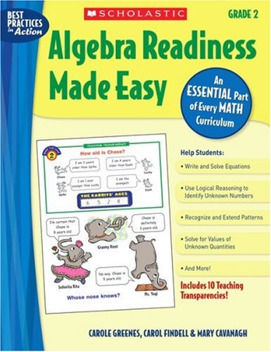 Stock image for Algebra Readiness Made Easy: Grade 2: An Essential Part of Every Math Curriculum for sale by Half Price Books Inc.