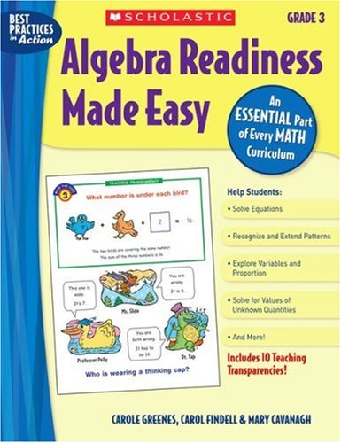 Beispielbild fr Algebra Readiness Made Easy: Grade 3 (Best Practices in Action series) zum Verkauf von SecondSale