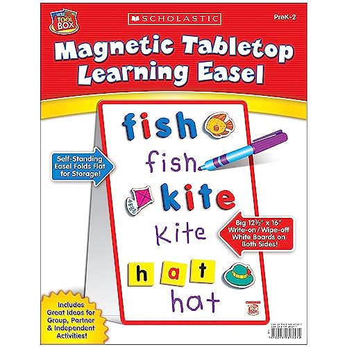 

Little Red Tool Box: Magnetic Tabletop Learning Easel