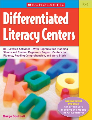 Imagen de archivo de Differentiated Literacy Centers: 85 + Leveled Activities-With Reproducible Planning Sheets and Student Pages-to Support Centers in Fluency, Reading Comprehension, and Word Study a la venta por SecondSale