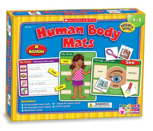 Human Body Mats (9780439920339) by Scholastic