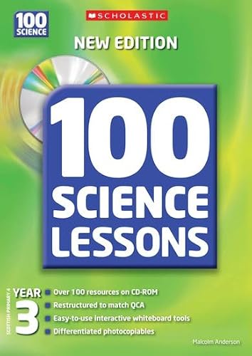 Beispielbild fr 100 Science Lessons for Year 3 with CDRom zum Verkauf von WorldofBooks