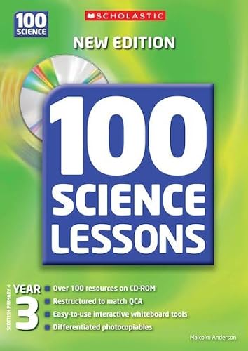 Imagen de archivo de 100 Science Lessons for Year 3 with CDRom a la venta por WorldofBooks